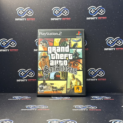 Grand Theft Auto: San Andreas Sony PlayStation 2 PS2 CIB With Poster Refurbished