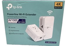NEW TP-Link TL-WPA7617KIT Powerline Wi-Fi Extender AV1000 AC1200 Gigabit OneMesh