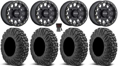 Method 401 Bdlk 14'' Wheels Bk 4+3 32'' MotoVator Tires Commander Maverick