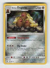 Alolan Dugtrio SM Base Set SM01 87/149 NM Holofoil Pokemon Card