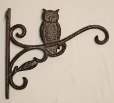 1-OWL PLANT HANGER,Hummingbird Feeder Holder,Garden Decor,All Occasion Gift,B-51