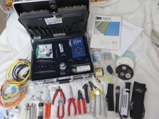 3M Telecom Fiber/Fibre Splicing Tool Kit Microscope/Hot Melt Oven/Fault Locator+