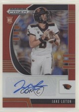 2020 Panini Prizm Draft Picks Rookies Red Jake Luton #131 Auto vt0