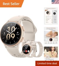 Multi-Functional Women's Smartwatch - 1.27'' Screen & Two Stylish Bands Included