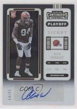 2022 Panini Contenders Rookie Playoff Ticket 64/99 Alex Wright #184 Auto n0c