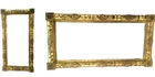 * Frame 33" Gold Gilt American Federal 1800 Antique Picture Mirror Looking Glass