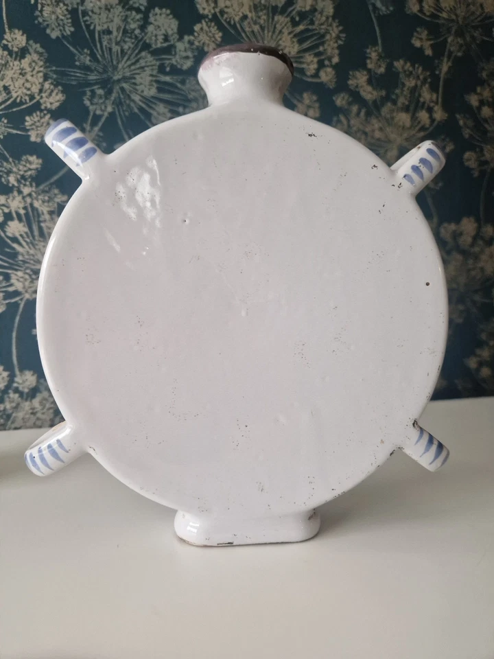 Ancienne gourde Pharmaceutique Faïence "Réunion" - Photo 3/4