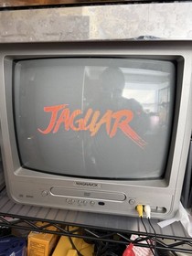 Atari Jaguar Console, controller,  with Jag 2 SNES  AV Converter, Non OEM Cords