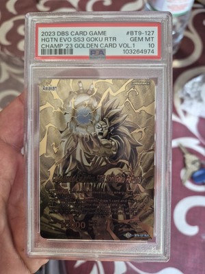 2023 Dragonball Game Heightend Evolution SS3 Son Goku Returns championship Psa10