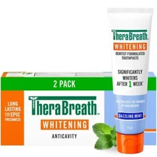 TheraBreath Whitening Toothpastes - 4oz/2pk