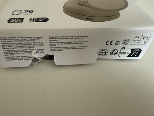 Sony WH-CH520 Over-Ear Wireless Bluetooth Headphones ( Brand new - damaged box ) - Picture 2 of 5