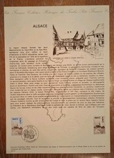 Document Philatélique 1er Jour : 10-1977 Alsace