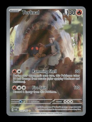 Torkoal Illustration Rare Holo SV06: Twilight Masquerade 172/167 NM - Image 1 of 3