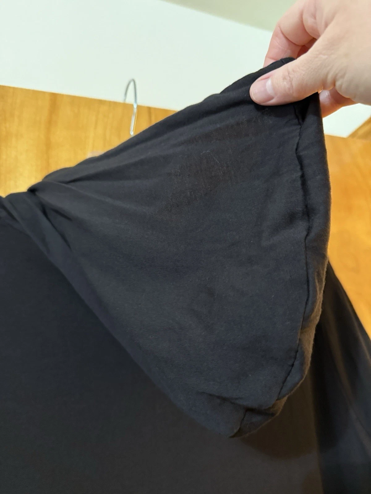 T shirt nera con cappuccio Michael Kors MK stampa zebrata logo pullover nuova con etichette XL