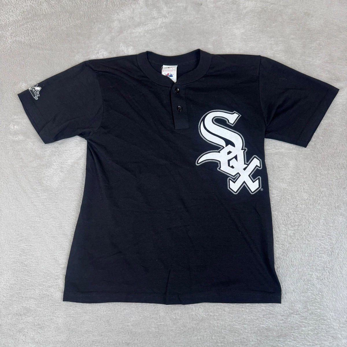 Maglia da baseball da donna, casual, leggera, girocollo, a maniche lunghe, con stampa grafica calcistica, grigio., M