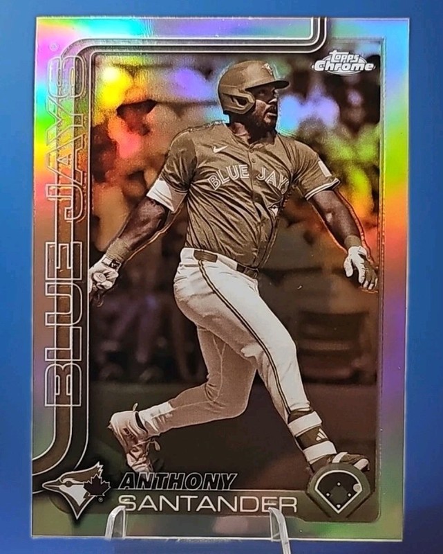 2025 Topps Chrome Anthony Santander Sepia Refractor Toronto Blue Jays