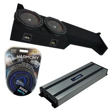 Kicker 43CWR102 10" Subwoofer Fits 05-19 Nissan Frontier Crew Cab w/ HA-A1500.1