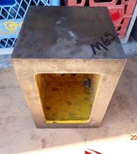 LOT M65 CAST IRON 10"X10"X15" BOX PARALLEL RISER BLOCK MACHINIST TOOLING