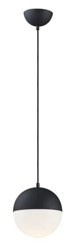 ET2 Lighting Half Moon 8.5" LED Mini Pendant in Black - Picture 2 of 2