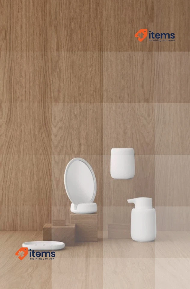 blomus -SONO 陶瓷牙刷烧杯,(高 x 宽 x 深): 11 x 8.5 cm — 第 2/3 张图片