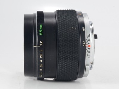 Olympus G.Zuiko Auto-S 55mm f/1.2 OM Mount Manual Focus Prime Lens