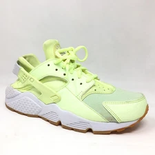 Nike Air Huarache Run Running Shoes Sneakers Womens Size 8 Barely Volt Athletic
