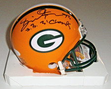 PACKERS Gilbert Brown signed mini helmet w/ SB XXXI Champs JSA COA Autographed