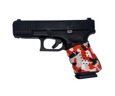 Red Camouflage Tactical Grip Sleeve For Glock Fits Standard Size And V Models 