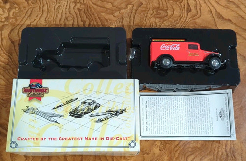 MATCHBOX Collectibles COCA-COLA BRAND 1937 GMC VAN YPC02-M w/ Certificate - Picture 1 of 4