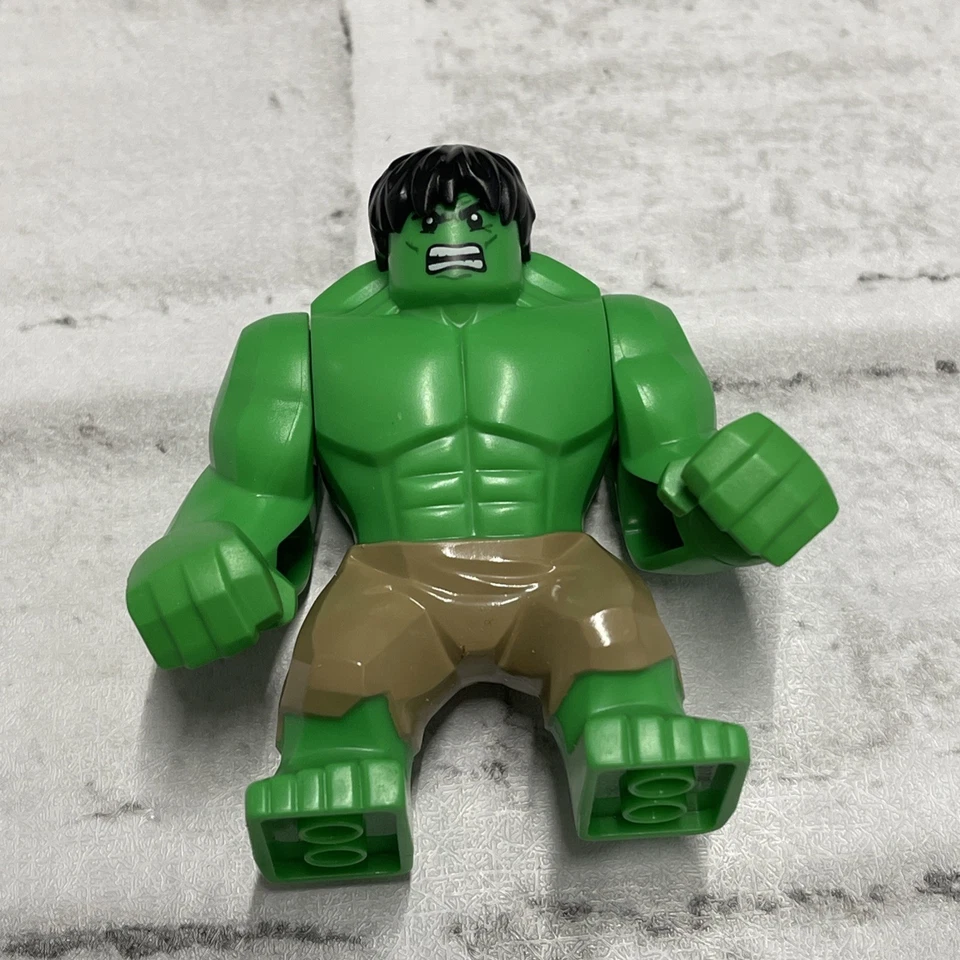Marvel Lego Super Hero Avengers HULK Tan Pants Toy Mini Action Figure VGC 2011 - Image 2 of 4