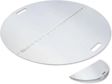 40 Inch Round Fire Pit Lid, Stainless Steel Fire Pit Cover Round, Firepit Heat