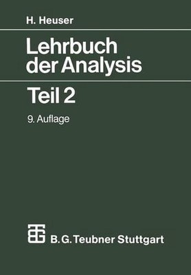 Lehrbuch der Analysis: Teil 2 by Harro Heuser (German) Paperback Book