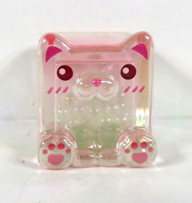Choco Teddy Square Cat Ice Cool Pastel Pink White Shiny Chase Figure NEW