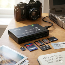 Memory Card Reader Mini 26-IN-1 USB 2.0 High Speed For CF xD SD MS SDHC