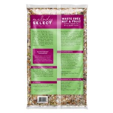 5lb Waste Free Nut & Fruit Wild Bird Food: Shell-Free, Sunflower Hearts, Peanuts 3.90 per gallon