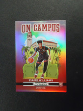 Ziaire Williams 2021 PANINI PRIZM DRAFT PICKS RC ON CAMPUS Card #12
