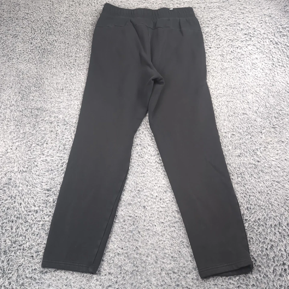 Pantalones deportivos Puma para hombre pequeños negros rectos salón atletismo Normcore Foto 2 de 4