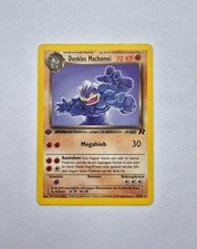 Pokemon Dunkles Machomei 1. Edition 27/82 Team Rocket 2000 Deutsch