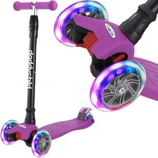 3-Wheel Kids Scooter for Toddlers 3-14, Light-Up Wheels, Mini Scooter for Boys