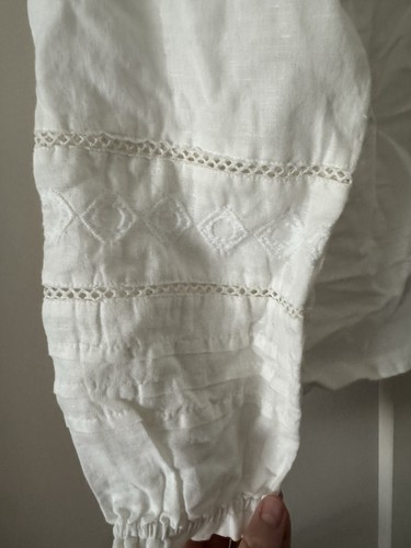 Neu mit Etikett Rachel Zoe kleine Bluse 55 % Leinen 45 % Baumwolle - Bild 2 von 4