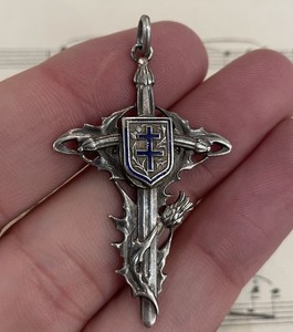 Antique Silver Cross | eBay