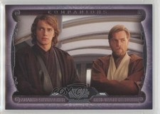 2015 Topps Star Wars Masterwork Companions Anakin Skywalker Obi-Wan Kenobi d8k