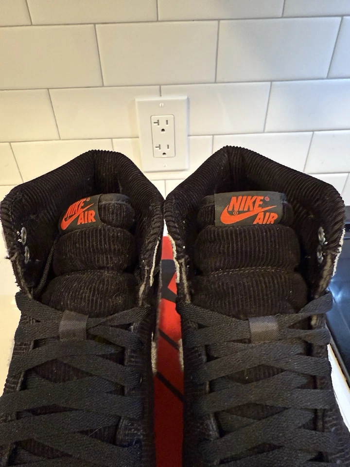 Talla 10.5 -Aleali May x Air Jordan 1 Retro OG High Satin Shadow Foto 2 de 4