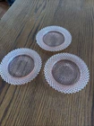 3 Anchor Hocking Miss America Pink 5 7/8” Bread & Butter Plate(s)