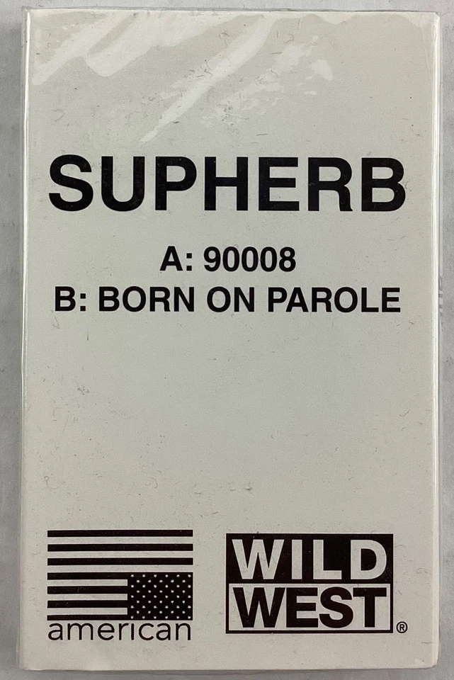 SEALED Supherb - 90008/Born On Parole (Cassette, 1995) LA Rap G-Funk The Nonce - Image 2 of 2