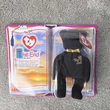 Ty The End Bear Teenie Beanie Babies McDonald's Exclusive 2000 Plush