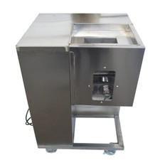 110V 8mm QSJ-A Shredded Meat Cutting Machine Double Blades 500kg/h Inlet 145mm
