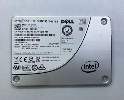 Intel S3610 Series 1.6TB SSD DC 2.5'' SATA III SSDSC2BX016T4R SSD DELL Version