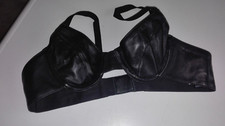 Leder BH aus echtem Leder US Gr. 10 - 80 / B crazy outfits schwarz