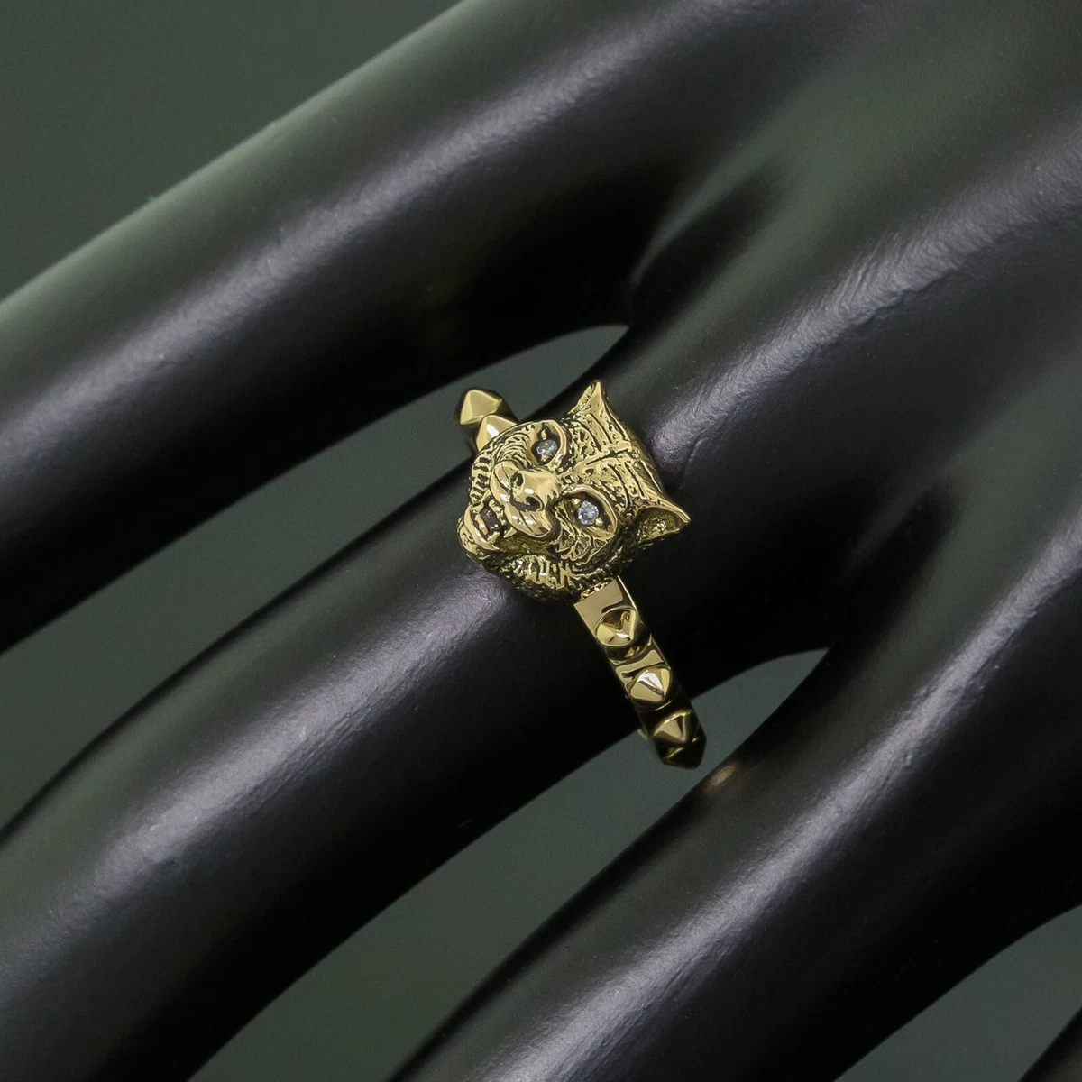 Gucci tiger shop ring mens